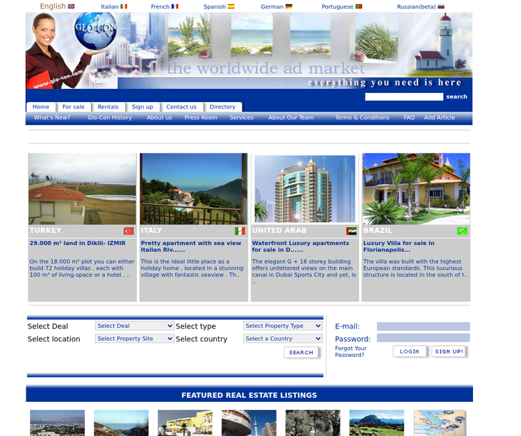 Glo-Con Real Estate and Vacation Properties.