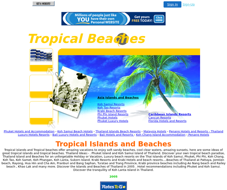 THAILAND Islands and Beaches Phuket Koh Samui and more..