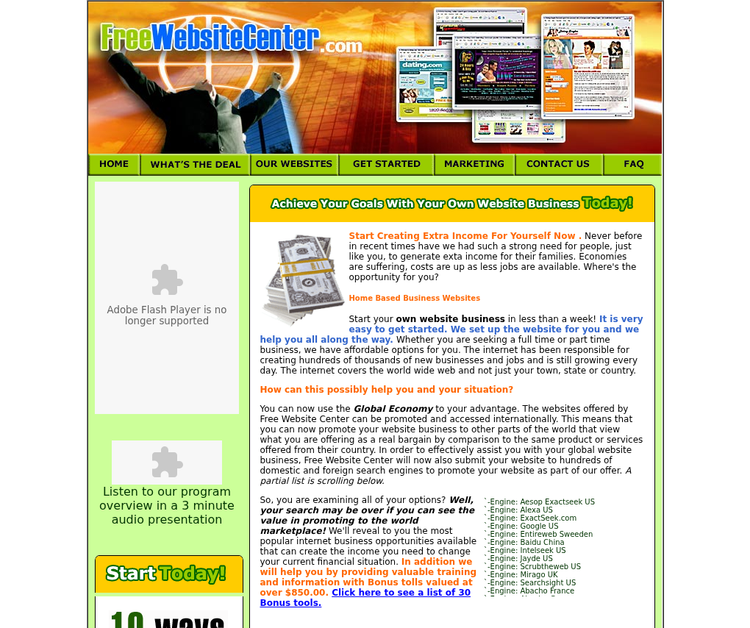 Free Turnkey Websites and 900 Numbers