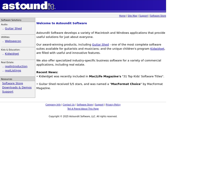 Astoundit Software - For Home and Business