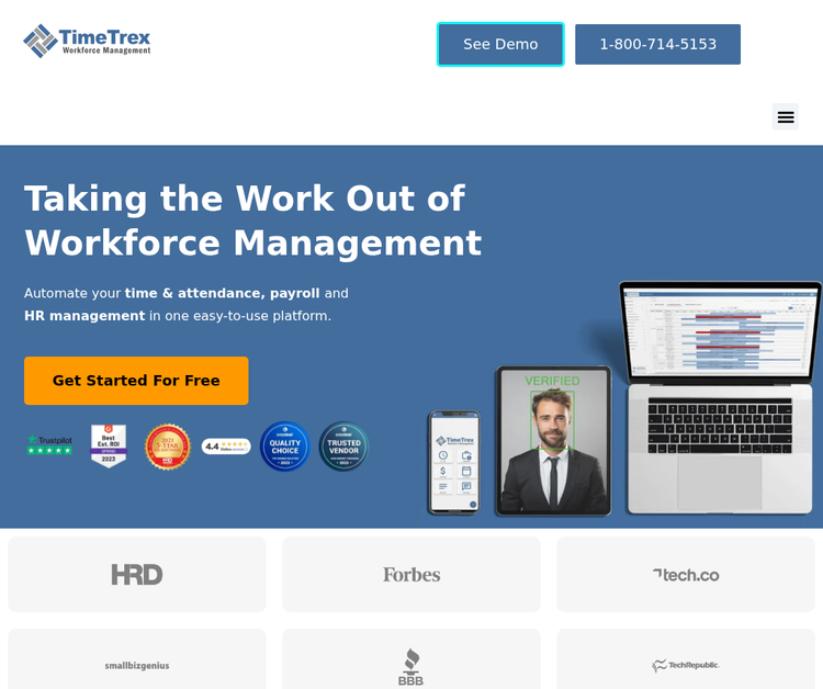 TimeTrex Time Workforce Management