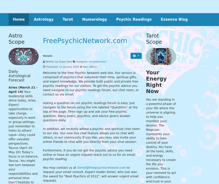 Free Psychic Readings Network