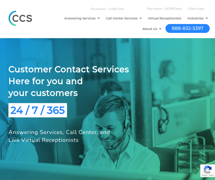 Call Answering Service - 24/7 - CCS