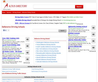 Defensive Driving Schools.
