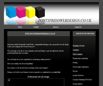 Web site designer,Pontypridd, South Wales