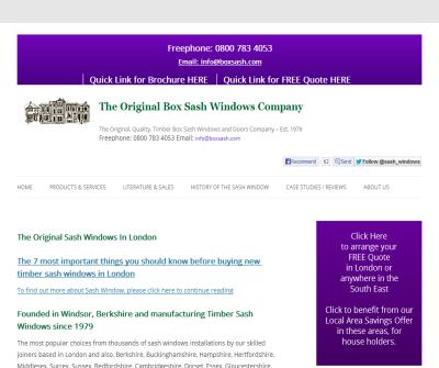 The Original Box Sash Windows Company