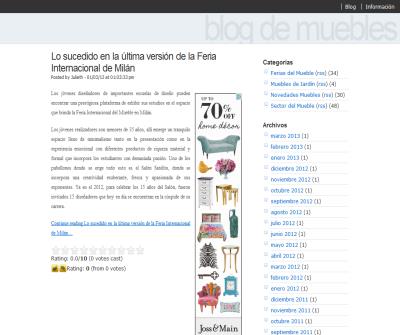 Noticias de Muebles - Sector Muebles y Mobiliario