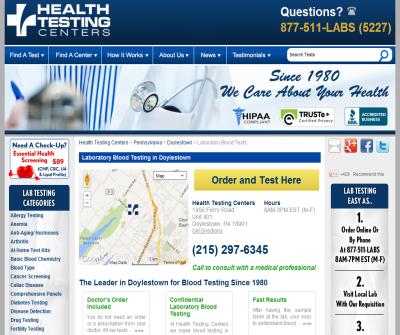 Health Testing Centers Doylestown