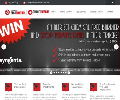 Termite Rescue - Pest Inspection, Treatment & Control Brisbane