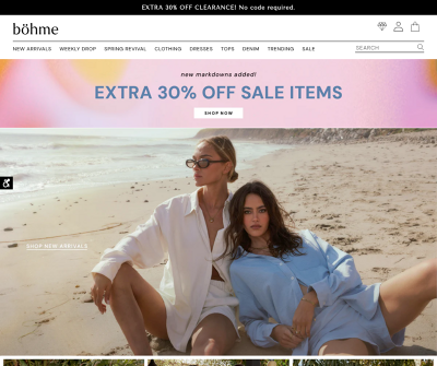 Dresses Offered by Bohme