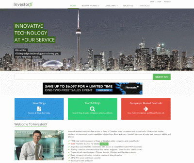Canadian Public Companies for Sedar Filings
