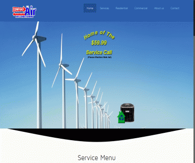 Comfort Air AC Heater Repair, AC Repair, AC Service New Orleans