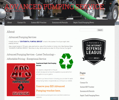 Advanced Pumping Services Septic Systems Corona CA
