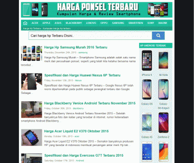 hargaponsel4.com | Kumpulan Harga HP Terbaru