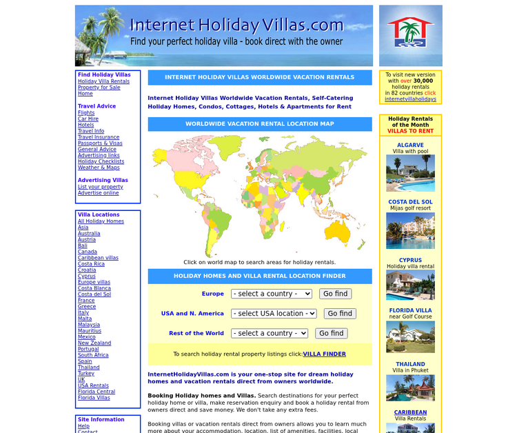 Holiday Homes and Villas