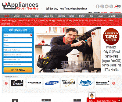 Appliance Repair Service Toronto and the GTA