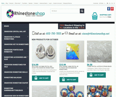 Rhinestones & Swarovski Rhinestones at Rhinestone Shop 