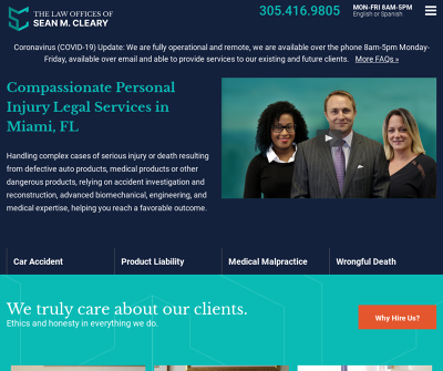 The Law Offices of Sean M. Cleary ,Personal Injury Lawyer