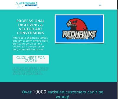 Affordable Digitizing: Precision Embroidery Digitizing & Vectorization