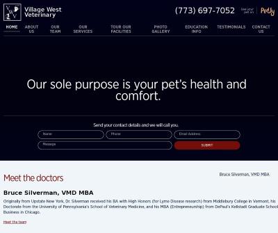Village West Veterinary Chicago,IL Puppy First Visit Kitten First Visit Adoption Exam 