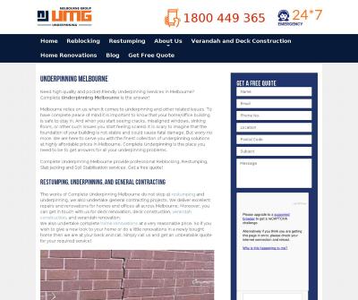 Complete Underpinning - Building Strong Foundations, Securing Futures