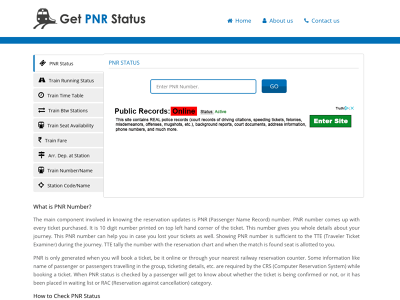 Your One-Stop Online PNR Tracking Platform
