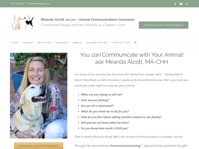 Miranda Alcott & Company - Intuitive Animal Communication & Coaching