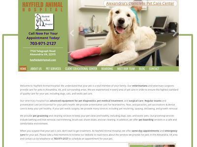 Hayfield Animal Hospital - Trusted Care for Your Pet in Alexandria, VA