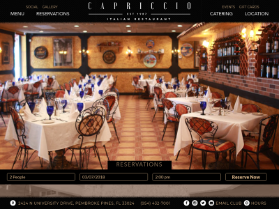 Italian Dining & Event Experience