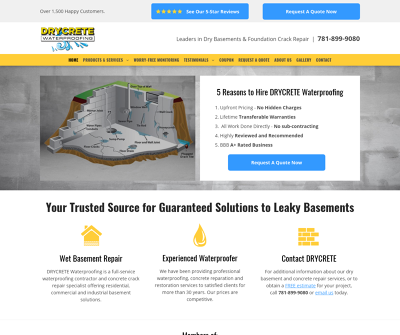 Full-Service Basement Waterproofing Contractor