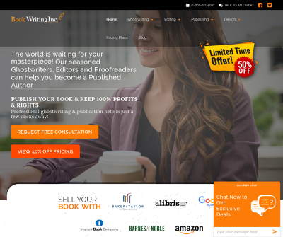 Professional Book Writing & Publishing Services