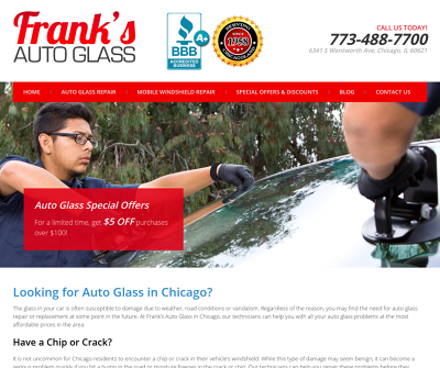 Auto Glass Repair & Replacement in Chicago