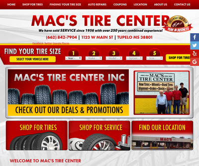 Auto Repair and Tire Sales in Tupelo, MS