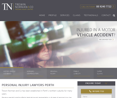 Personal Injury Lawyer Perth | Trewin Norman & Co