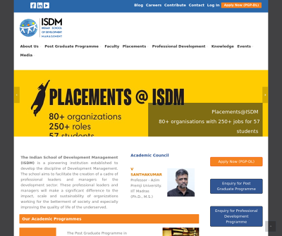 Indian School of Development Management - Reimagining Management for Social Change