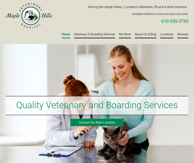 Welcome to Maple Hills Veterinary Hospital