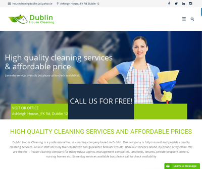 Professional House Cleaning Services in Dublin