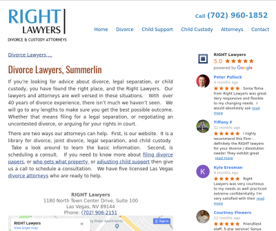 Summerlin Divorce Attorneys