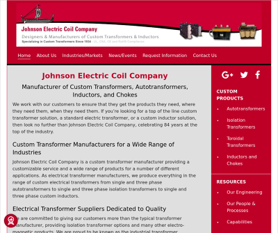 Custom Transformers & Inductors - Your Supply Chain Partner Since 1934