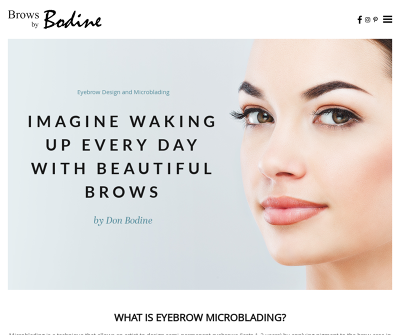 Professional Eyebrow Microblading and Design in North Dallas
