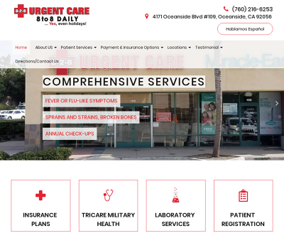 Urgent Care Clinic in Oceanside, CA