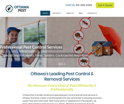 Ottawa Pest Ottawa Canada Cockroach Extermination Bed Bug Extermination Ant Control & Removal