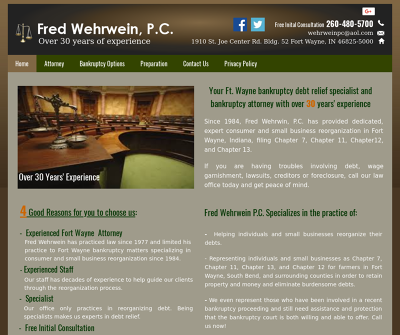 Fort Wayne Bankruptcy & Debt Relief Attorney