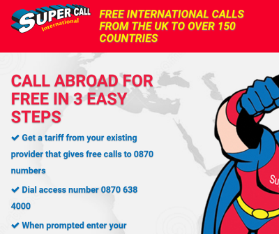 Free International Calls from the UK