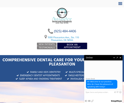 Amador Dental & Orthodontic Pleasanton,CA General Dentistry Kids Dentistry Restorative Dentistry