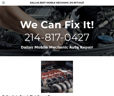 Dallas's Best Mobile Mechanic