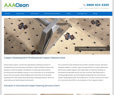 Professional Carpet & Upholstery Cleaning in Kent & East Sussex