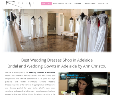 Rapsimo Bridal - Couture Wedding Dresses Adelaide