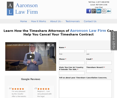 Expert Timeshare Attorneys - Aaronson Law Firm