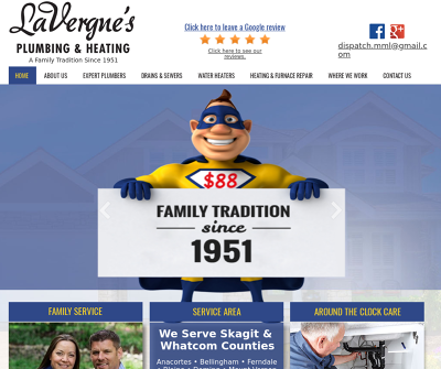 Trusted Plumbing & Heating Experts Serving Washington for Over 74 Years